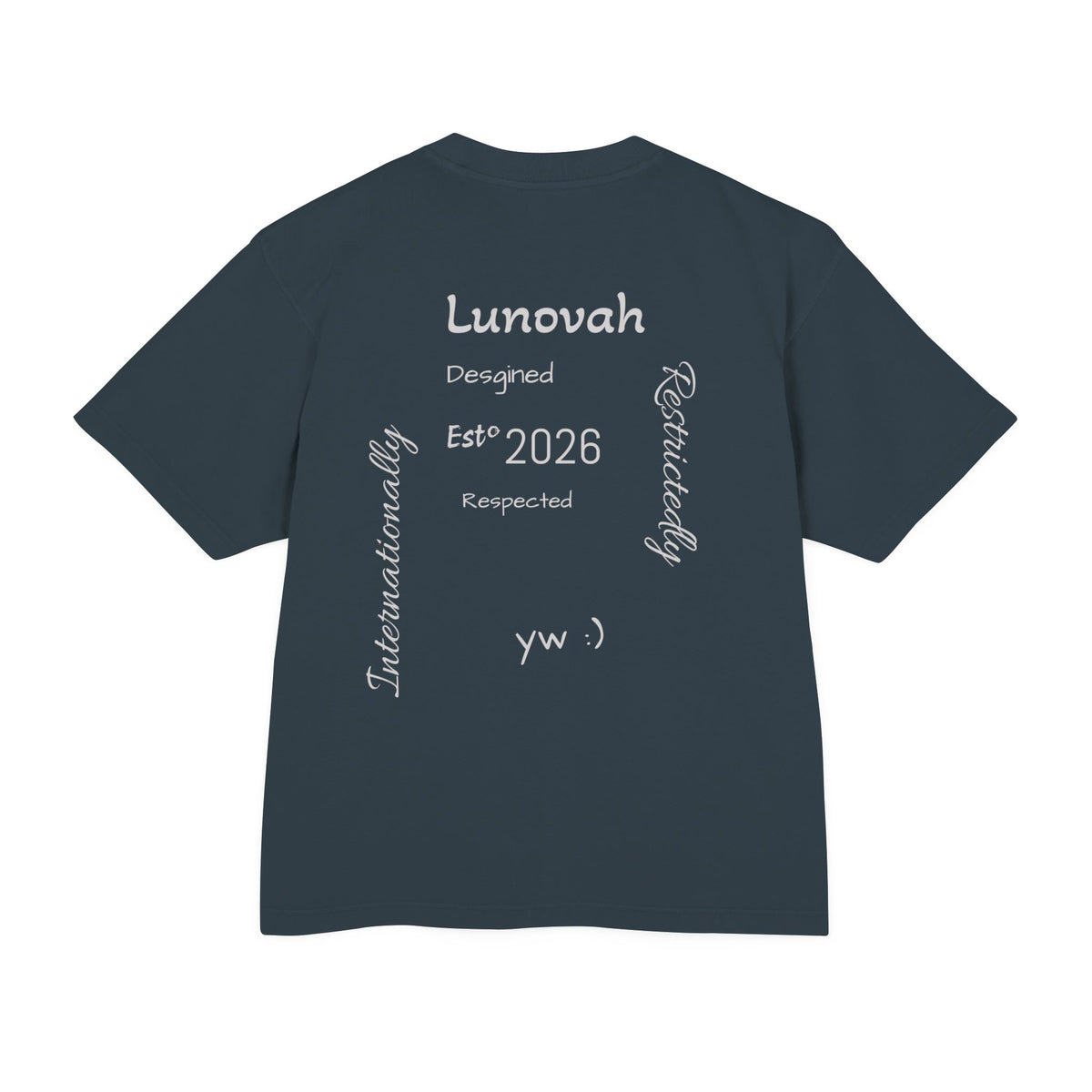 Lunovah — 2026 Signature T-Shirt | 01