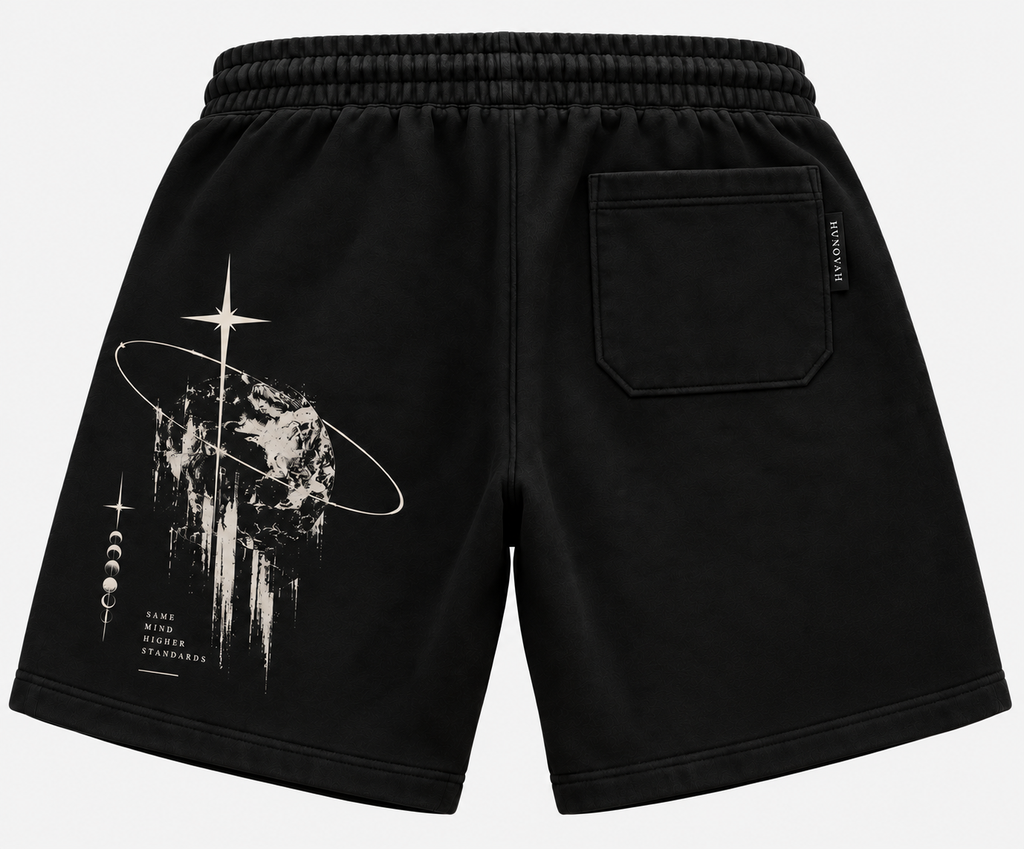 Lunovah Orbital Graphic Shorts