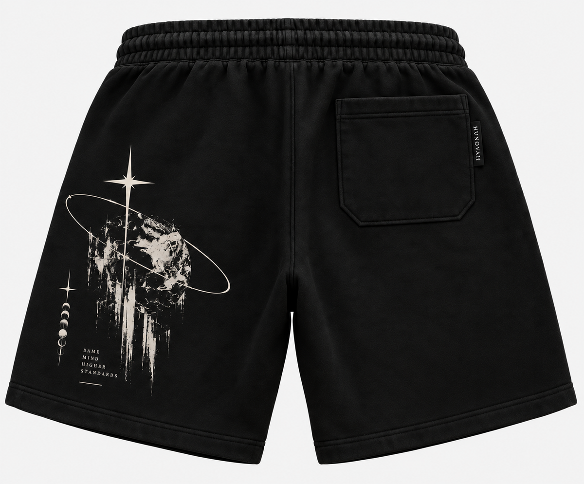 Lunovah Orbital Graphic Shorts