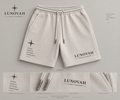 Lunovah Cream Shorts Orbital